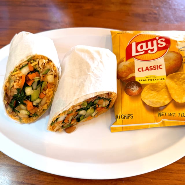 Vegetable Burrito.