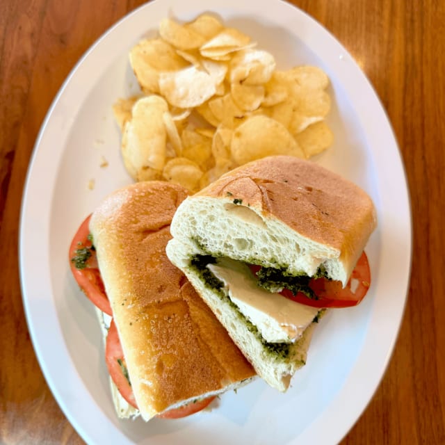 Tomato and Mozzarella Panini.